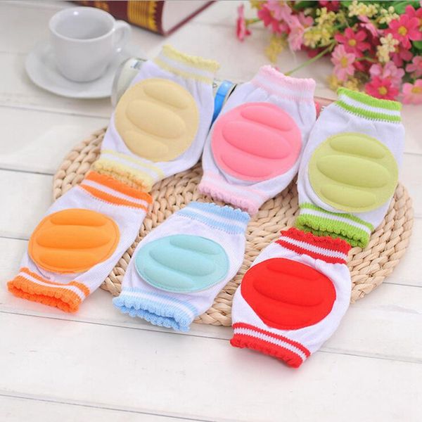 

жарко ! 12pairs вентилируемой сетки губка дети kneepad baby baby summer ползающих, Pink;yellow