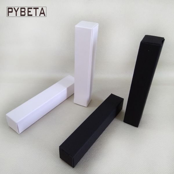 

100pcs / lot- 2*2*12 см белый черный бумажная коробка для эфирного масла духи образец пома