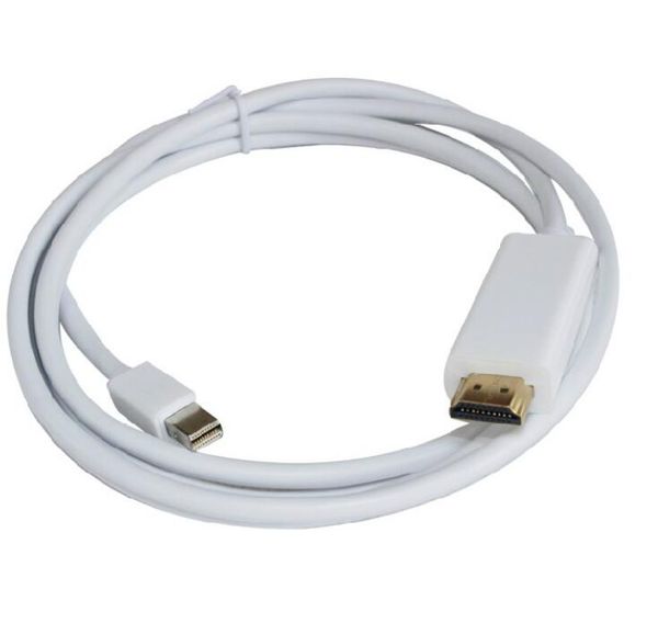 

1.8 м/6 футов позолоченный Thunderbolt Displayport Mini Display Port/DP к HDMI мужской кабель-адаптер для A