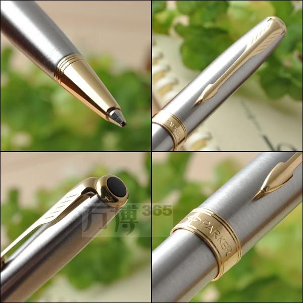 

brand ballpoint pen school office supplies roller pen business students stationery pen all-metal materials of the 088, Blue;orange