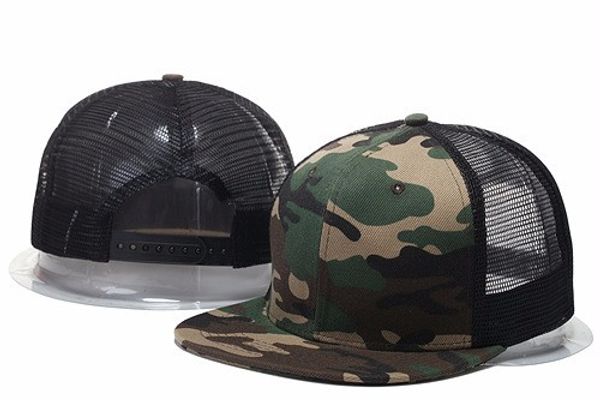 

2017 new styles blank mesh camo snapback hats camouflage hip hop mens women casquettes bboy gorras bones baseball caps solid hat, Blue;gray