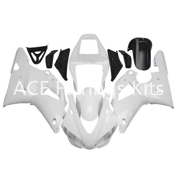 3 brindes completa completa para yamaha yzf 1000-yzf-r1-98-99 yzf-r1-1998-1999 motocicleta carenagem completa kit branco preto estilo v29