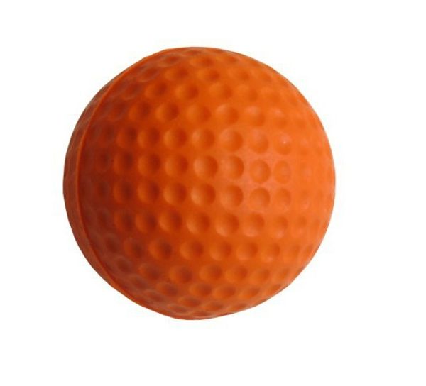 

wholesale- 10pcs/pack soft indoor practice pu orange golf balls training aid