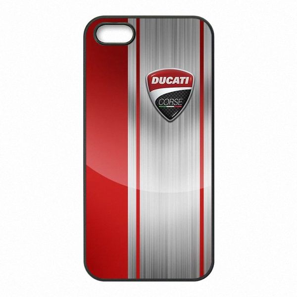 

Ducati Moto Logo Телефон Чехлы Корпуса из жесткого пластика для iPhone 4 4S 5 5S SE 5C 6 6S 7 Plus Ipod Touch