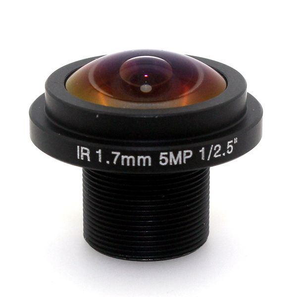 

5mp m12 mount fisheye lens 1.7mm with wide angle lens 360 degree for cctv cameras