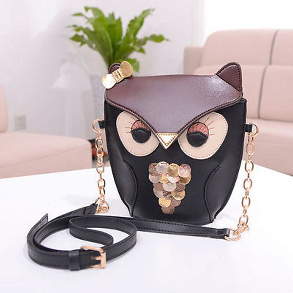 

wholesale- new women cross body owl print satchel messenger shoulder bag purse handbag