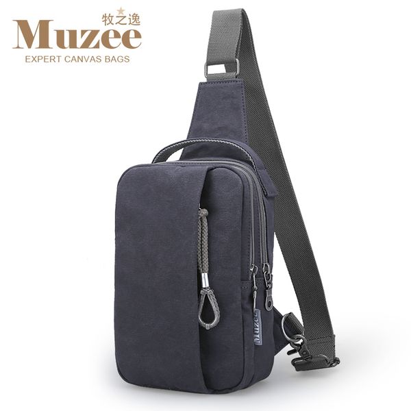

wholesale-2016 new muzee waist bag canvas men shoulder handbag single-strap bag large capacity travel handbag