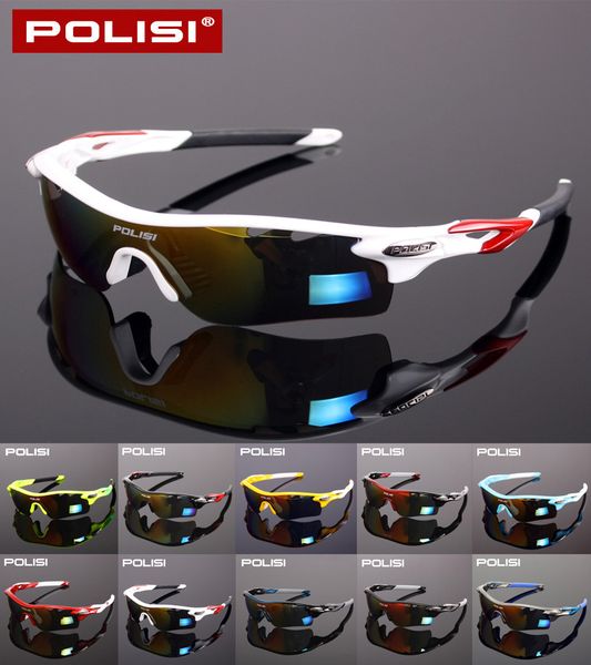 

wholesale- polisi brand new designed anti-fog cycling glasses sports eyewear polarized glasses bicycle goggles bike sunglasses 5 lenses