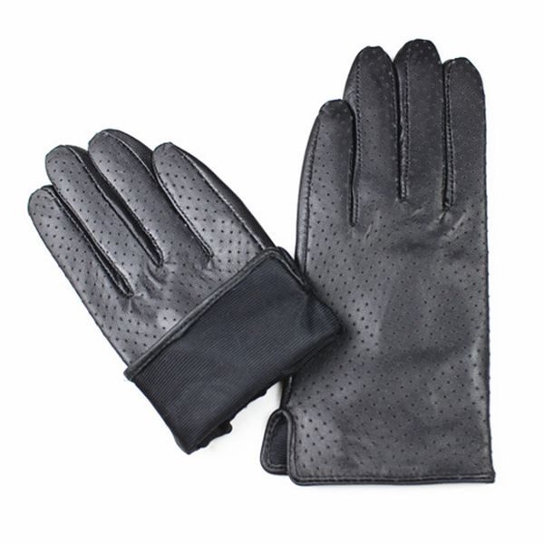 

wholesale- tactical gloves eldiven 2017 fashion women dot new listed leather mesh gloves spring and autumn special direct sales, Blue;gray