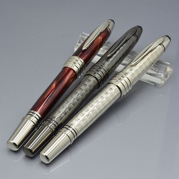 

Luxury John F Kennedy Limited Edition Roller Ball Pens JFK Carving Clip School Office Stationery MB Refill Gift Pen With Serial Number