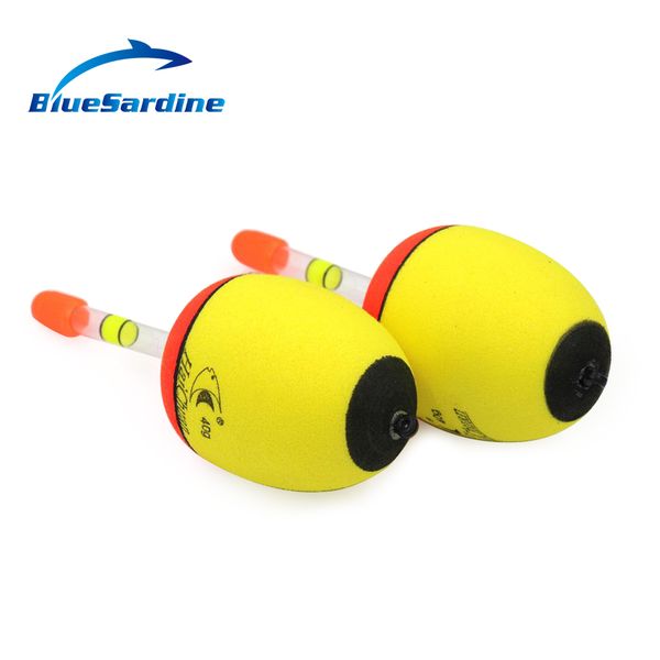 

wholesale- bluesardine 2pcs fishing float eva foam light stick bobbers fishing tackle 10cm 3.5g 40g