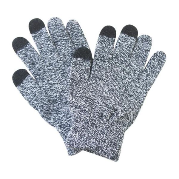 

wholesale- 2017 new fashion men winter warm outdoor durable gloves soft warm comfortable christmas mittens homme, Blue;gray