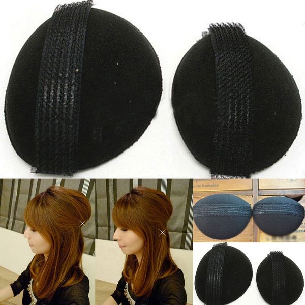 2pcs Bump It Up Volume Sponge Hair Bun Maker Piece Volumiser Big +Small #R67