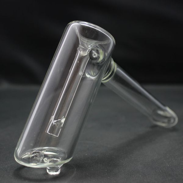 Курительная трубка для кальянов в стиле молотка с рассеянным стеклянным барботером X-Cut на нижней части ствола для сухих трав