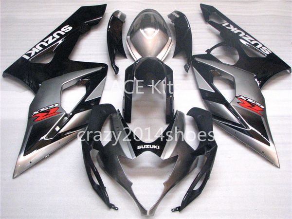 

5 gifts new abs motorcycle fairing kits 100% fit for suzuki gsxr1000 k5 2005-2006 gsxr 1000 k5 05-06 nice silver black article no.215