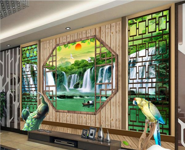

3d chinese tv backdrop mural 3d wallpaper 3d wall papers for tv backdrop