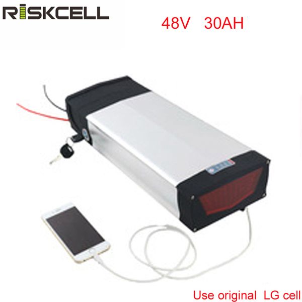 

new arriver 48v 30ah 1000w lg cell lithium ion electric bike battery with usb 2.0 port and charger for 48v 1000w bafang ebike