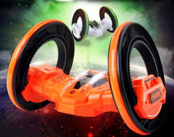 

Double big wheel rc tunt car 10km h peed with u b charging cable