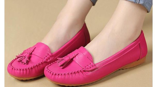 

2017 new fashion tassels soft bottom tendon at the end shoes in the elderly flat work comfortable women shoes furuisource, Black