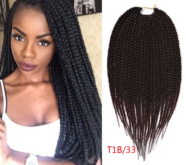 Grosshandel 20inch Ombre Havana Hakeln Mambo Flechten Haar Twist 3s Box Braid Twist Synthetische Crochet Zopfe Senegalese Twists Flechten
