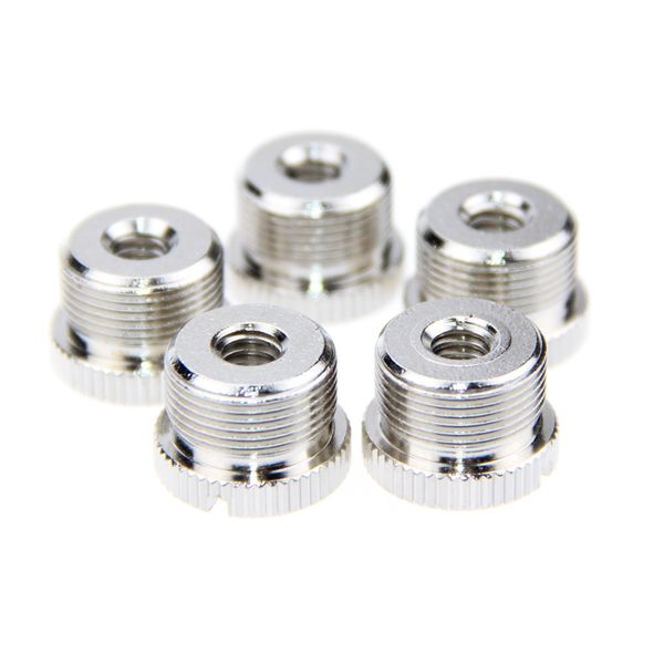 

camvate 5pcs microphone mic screw clip thread adaptor 1/4" to 5/8" connector