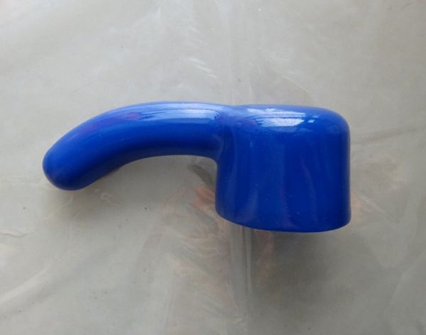 

curved magic massager removable purple head massager accessory wand magic attachment tip wands straight head blue for ljjpk