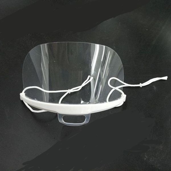 

прозрачные маски анти туман еда отель пластиковые кухня ресторан маски антипылевая маска пластиковые маски улыбки 20шт, Silver