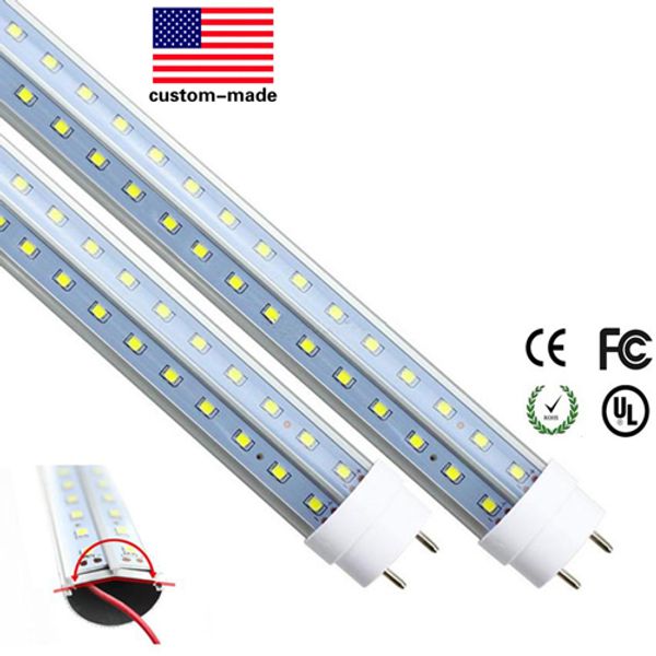 

4ft светодиодная трубчатая лампа t8 v-образный 1200 4 футов led трубки огни прозрачный / milky крышка светодиодные трубки t8 light 28w 30pcs