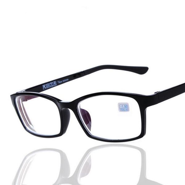 

wholesale- quality finished nearsight myopia glasses for women men student frame eyeglasses degree oculos ( -100 to -400, Silver