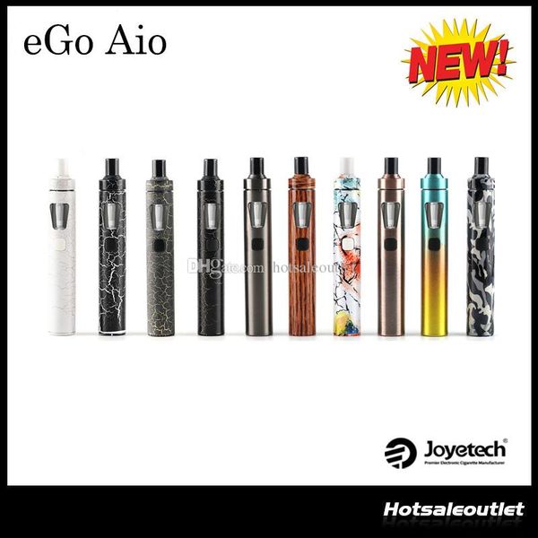 

joyetech ego style kit with capacity 2.0ml all-in-one battery 1500mah and structure childproof lock anti-leaking original kit 100% aio cxox