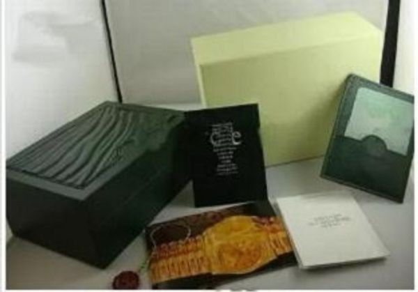 

Бесплатная доставка роскошные часы Мужские для rolex часы Box оригинальный внутренний внешний женщины часы коробки мужчины наручные часы зеленый Box буклет карты 880