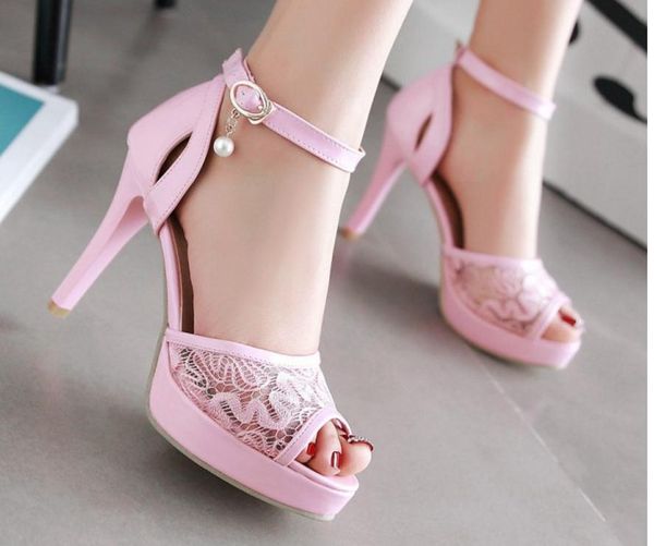 

new summer sandals since 2016 with fish mouth shoes with waterproof taiwan fine mesh size of coat of paint code sexy, Black