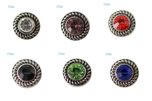 

wholesale-10pcs/lot partnerbeads small 12mm snap interchangeable button jewelry ginger snap jewelry kb7268-s, Golden;silver