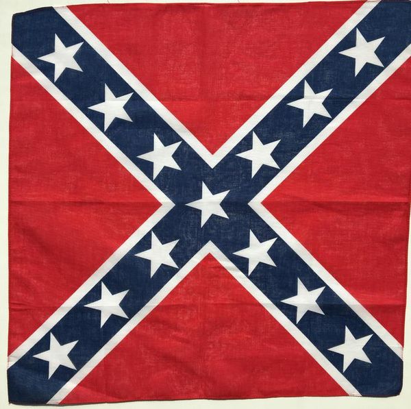 

Confederate rebel flag bandanna do rag headwrap civil war flag 55 55cm bandana headband for bandana national polye ter cotton