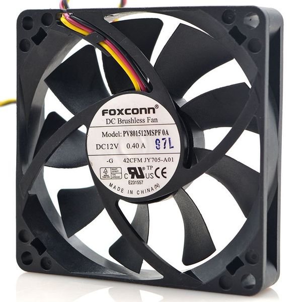 

foxconn pv801512mspf0a 12v 0.40a 8015 8cm 42cfm server inverter cooling fan
