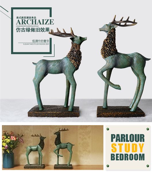 Compre Alces Europeos Decoracion Muebles Para El Hogar Habitacion