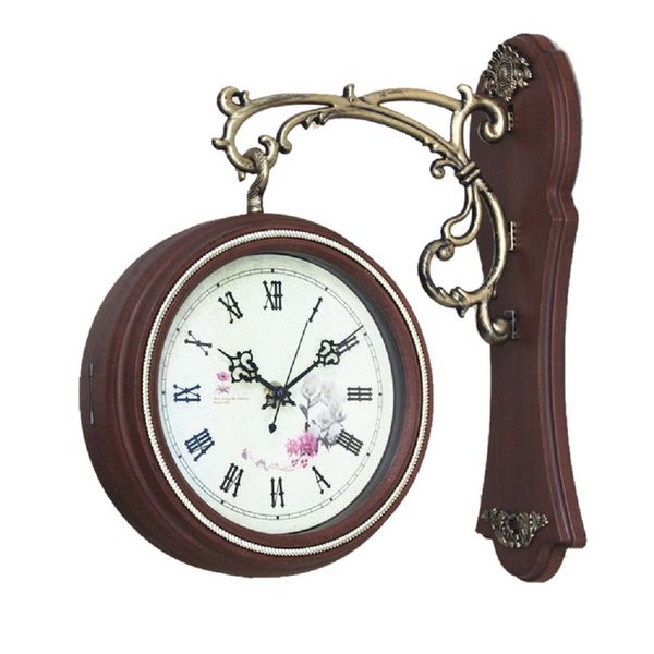 2019 Wholesale Antique Style Double Sided Interior Wall Clock