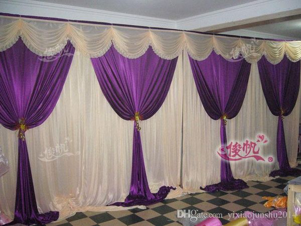 Wedding Stage Backdrops Decoration Romantic Romantic Purple With