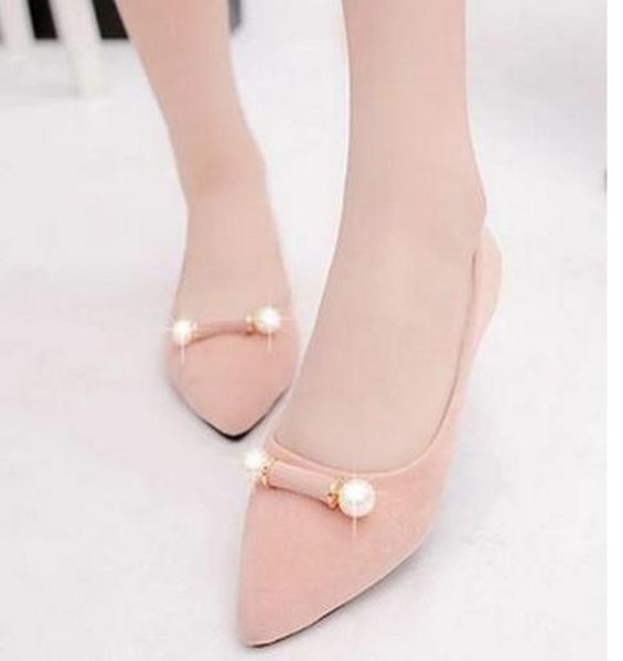 

the new spring and summer 2017 point light shoes fashion female furuisource, Black