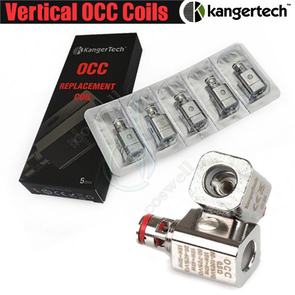 

Высокое качество вертикальная катушка OCC Kanger модернизирована 0.2 0.5 1.2 1.5 ohm Kangertech Subtank Mini Nano Plus vapor e cig Clearomizer замена катушек