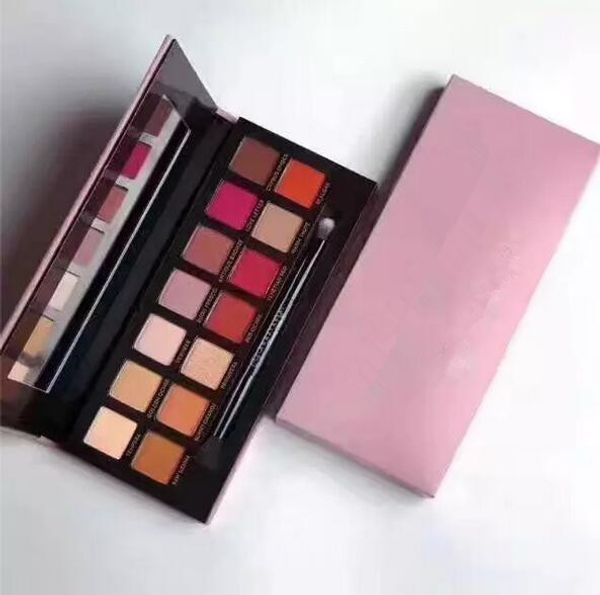 

Бесплатная доставка новый высокое качество! Тени для век эпохи Возрождения розовые тени для век палитра 14 цветов ограничено набор теней для век с кистью 1 шт.