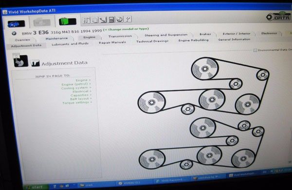 Usado para ferramenta de diagnóstico automático Vivid Workshop V10 2 Versão de dados de reparo automotivo 10 2 Release 2010 Latest227N