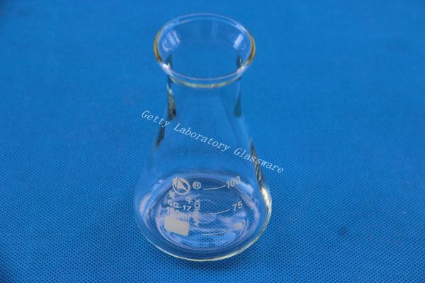 

wholesale- 100 ml conical flask, erlenmeyer flask , with wide mouth, borosilicate glass 3.3 material laboratory glassware