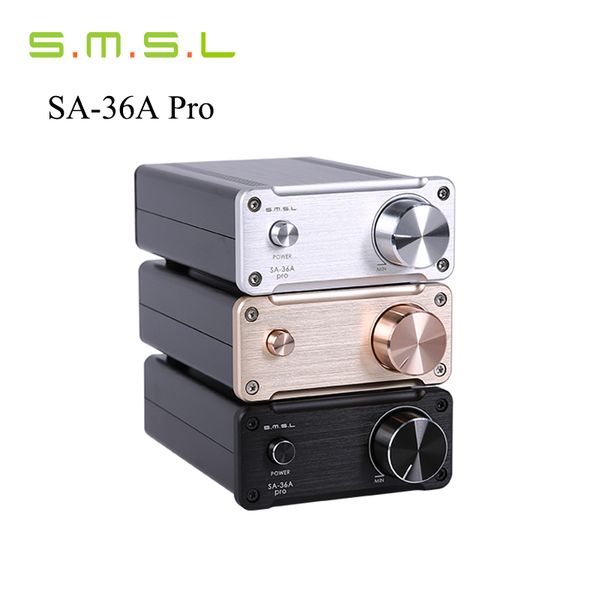 SMSL SA di 36/ A Pro HIFI Audio Stereo Amplificatore digitale con 12/ V Alimentazione adattatore argento