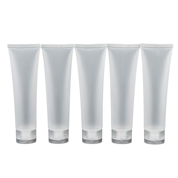 

wholesale- travel empty clear tube cosmetic cream lotion containers refillable bottles 20ml/ 30ml/ 50ml/ 100ml 5pcs/lot