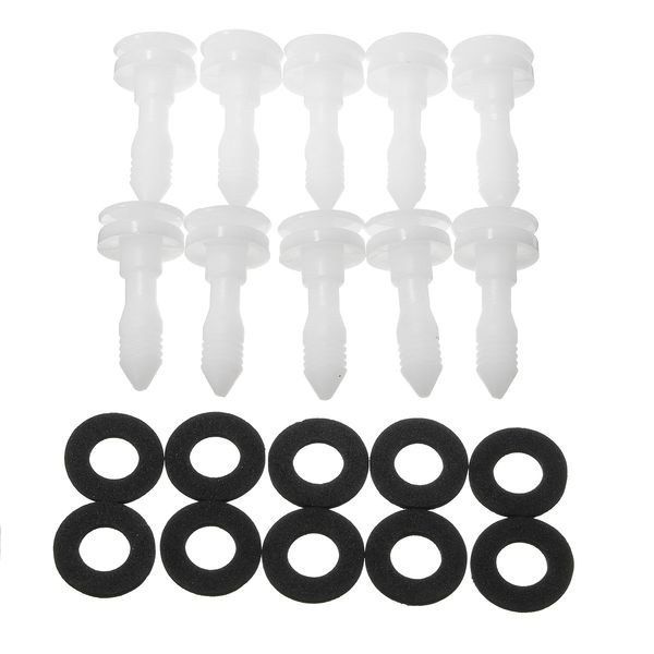 

10 ./компл. белй двеѬи авомобил панел оделка инеѬеѬ кѬепежа клип новй дл