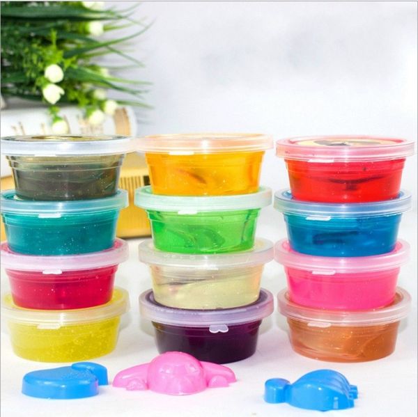 

Cry tal colored clay 5d diy ultra light mud creative eco friendly non toxic ta tele handmade pla ticine tran parent gift box 7gl i1