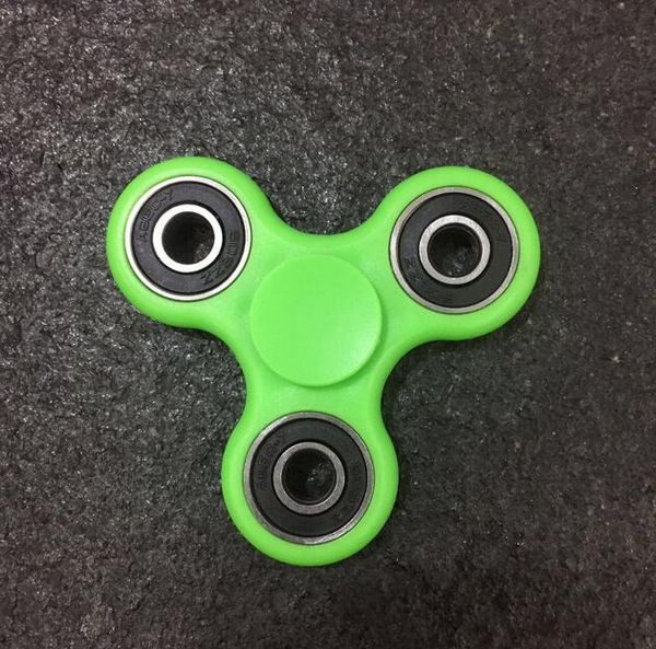 

fidget spinner hand spinner acrylic plastic triangular fingertips toy hand spinners gyro stress reliever toys with box