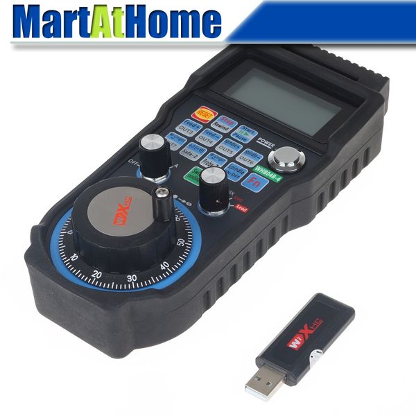 

cnc 4 axis wireless mach3 mpg pendant handwheel controller for cnc machine lathe #sm731 @sd