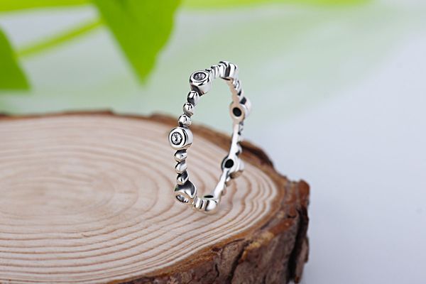 

a wholesale european retro diamond 925 silver signature ring fit pandora cubic zirconia anniversary jewelry for women rings